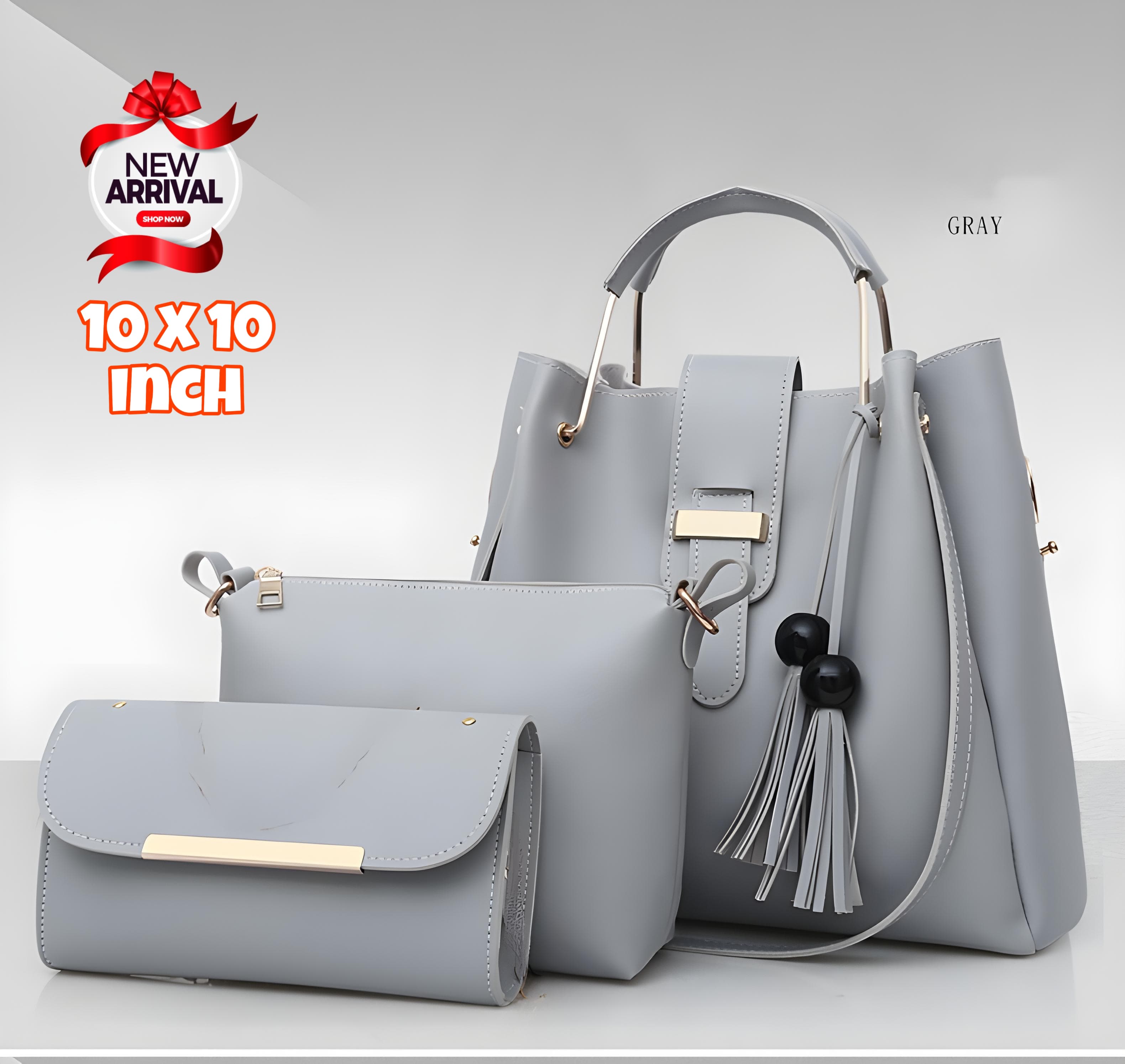 CLASSIC 3-PC SET – High Quality Soft Leather Bag