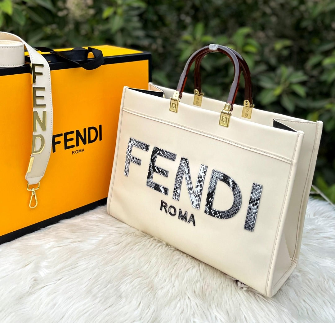 Fendi Master Quality Handbag with Brand Card, Tag, and Magnetic Box