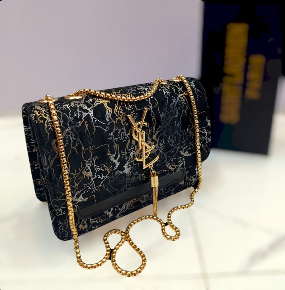 High Quality YSL Stylish Cross Body Bag with Beautiful Chain