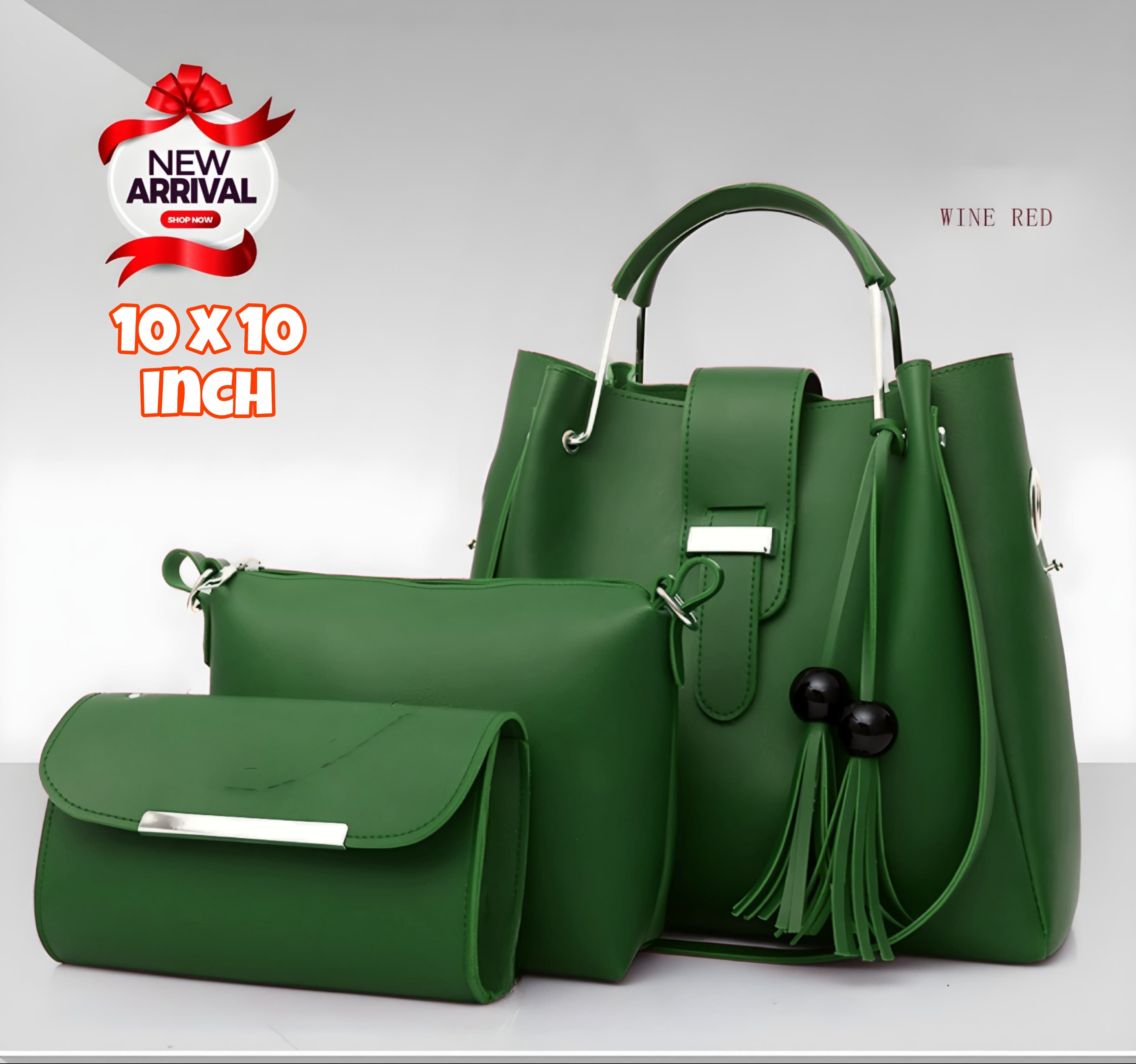 CLASSIC 3-PC SET – High Quality Soft Leather Bag